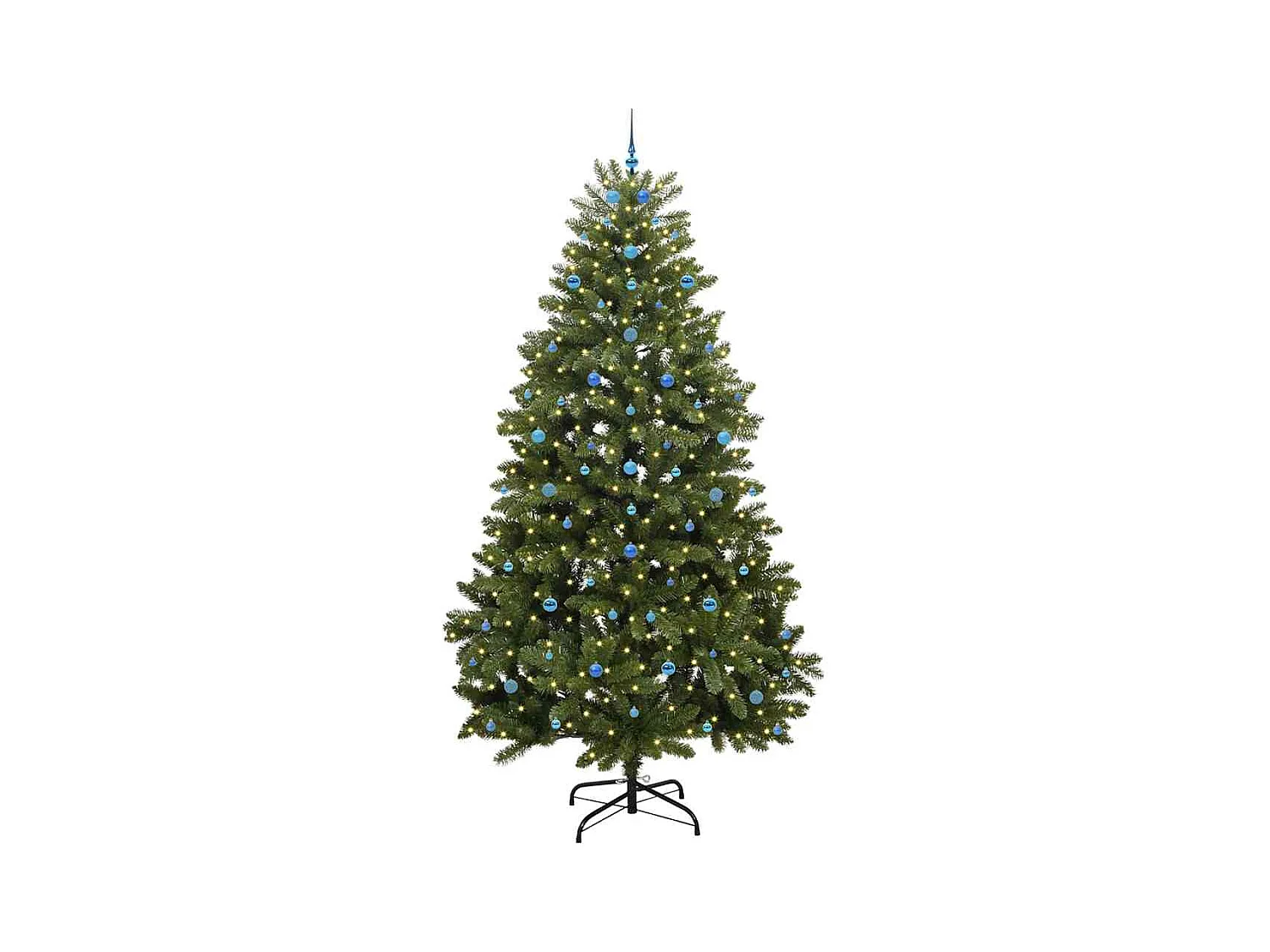 Sapin de Noël artificiel Vert 300 cm PVC et métal
