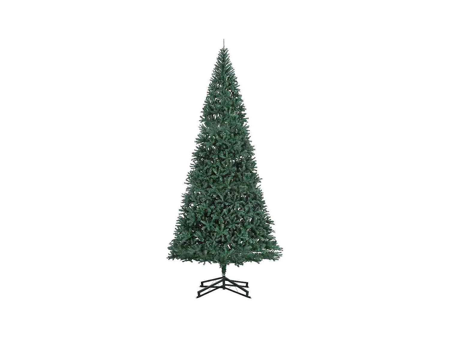 Sapin de Noël artificiel avec support vert 500 cm PVC