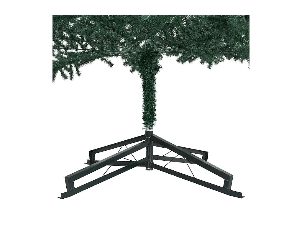 Sapin de Noël artificiel avec support vert 500 cm PVC