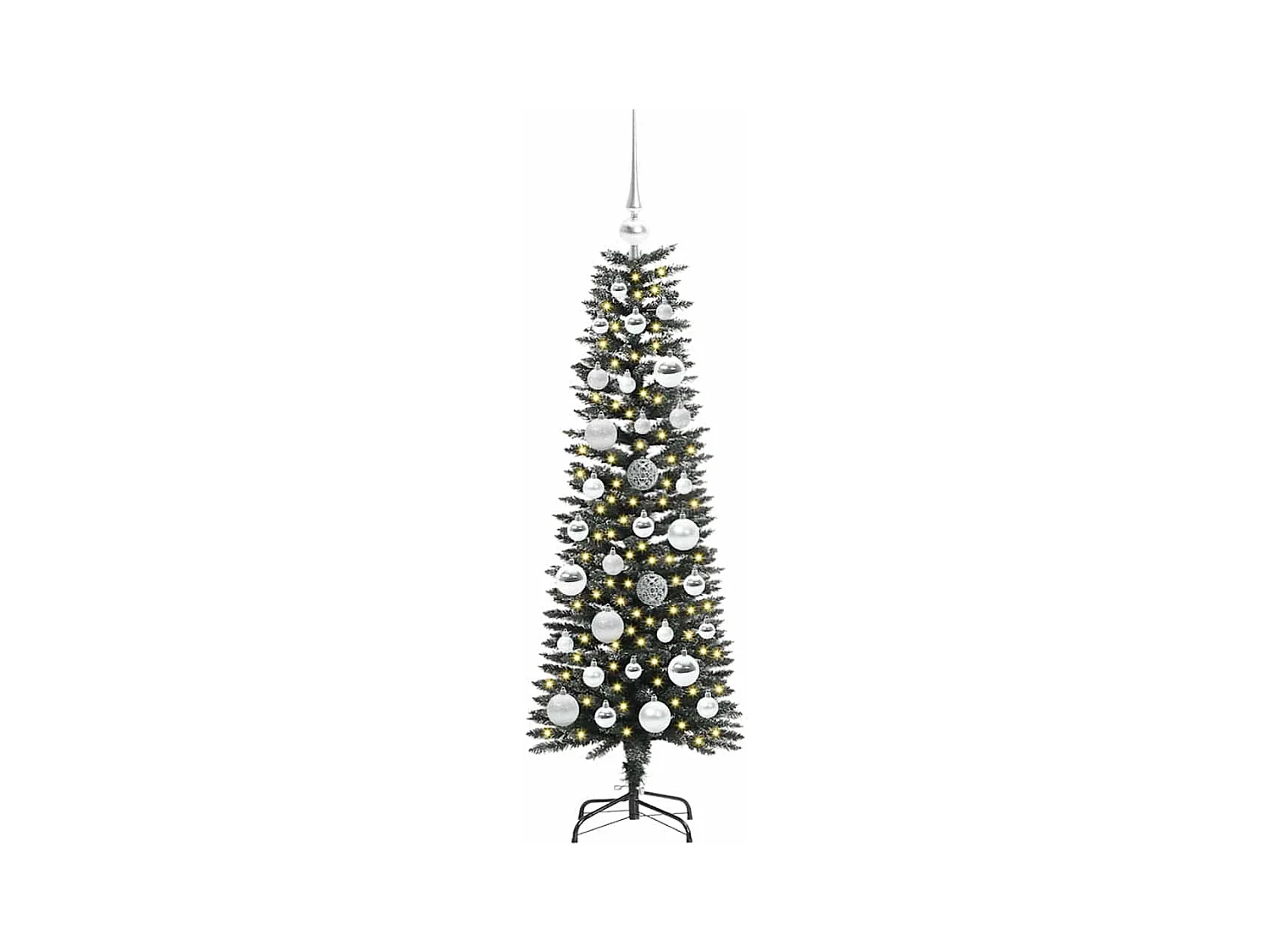 Sapin de Noël artificiel avec 150 LED Vert 40,5 x 40,5 x 120 cm