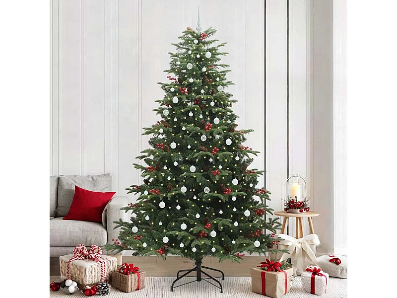 Sapin de Noël artificiel Vert 240 cm PVC, métal et plastique