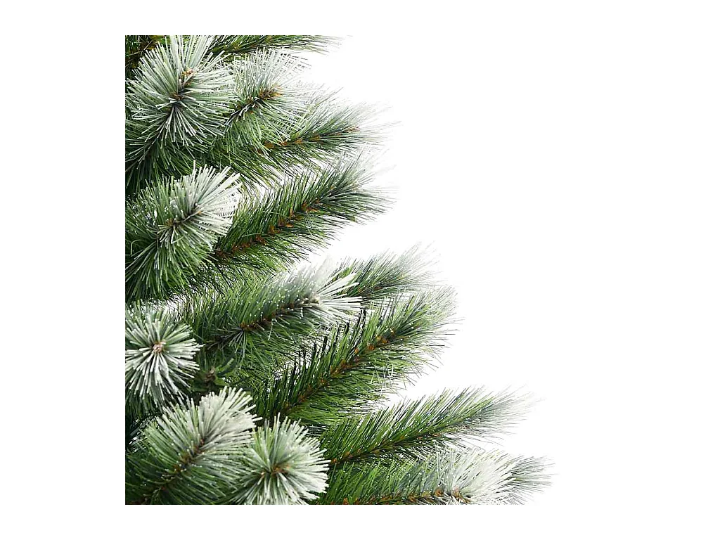 Kunstmatige scharnierende Kerstboom met gevlochten sneeuw