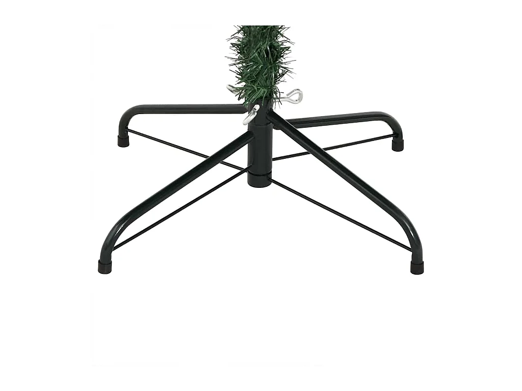 Kunstmatige scharnierende Kerstboom met gevlochten sneeuw