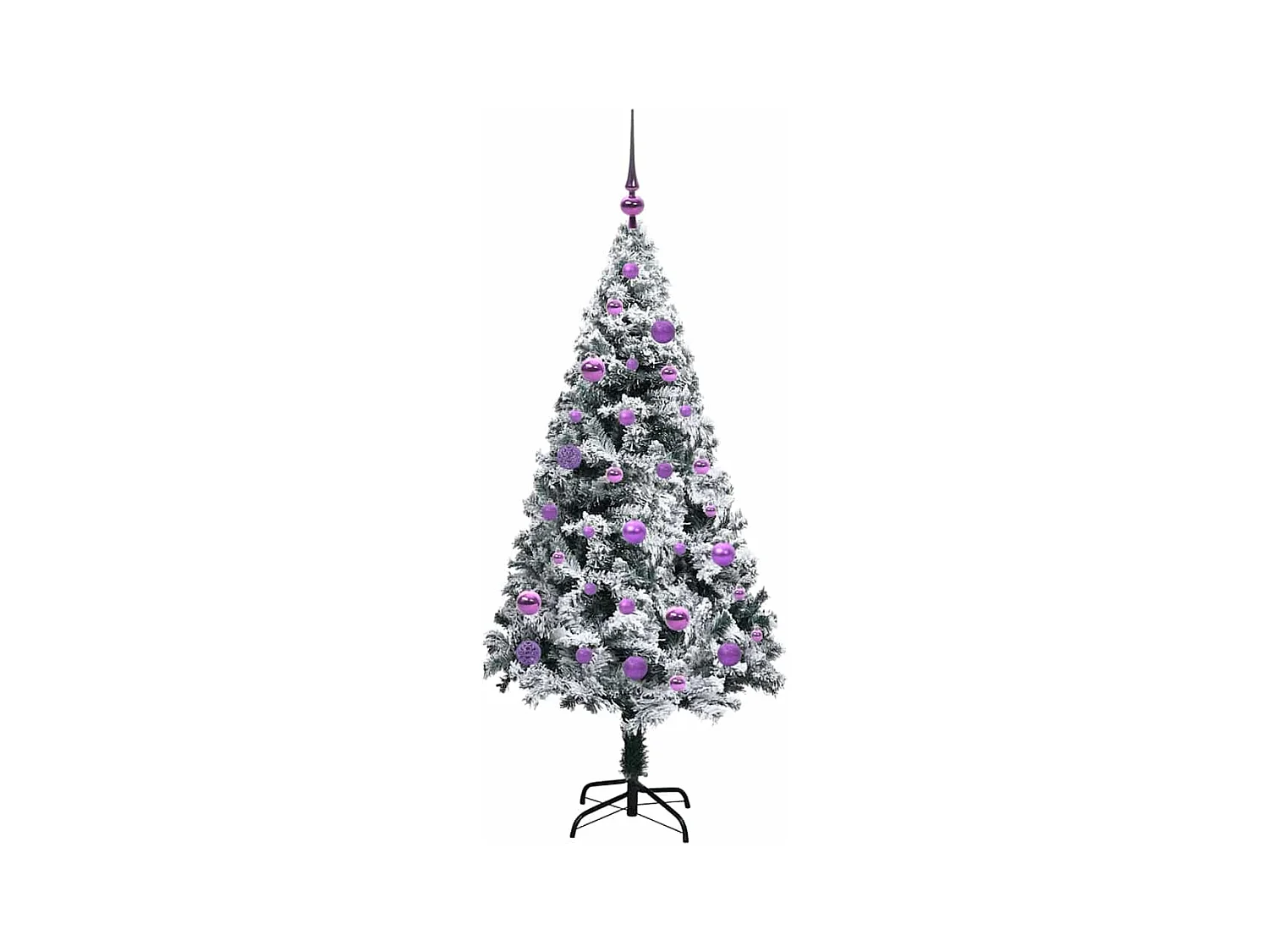 Sapin de Noël artificiel Vert 150 cm PVC, Acier et Plastique