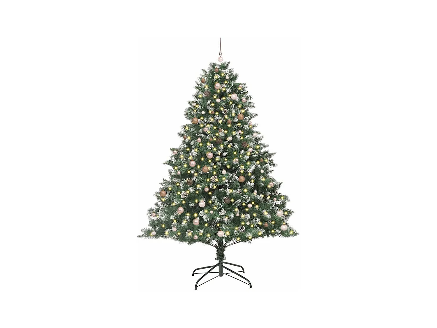 Sapin de Noël artificiel avec 300 LED Vert 160 x 160 x 240 cm