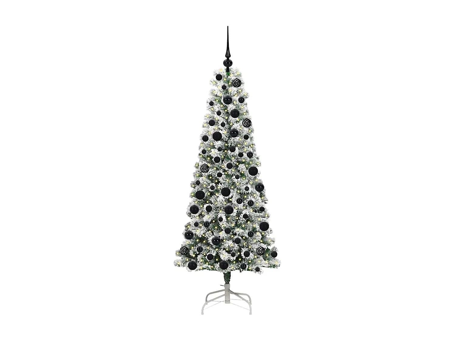 Árbol de Navidad artificial con ramas articuladas 180 cm PVC