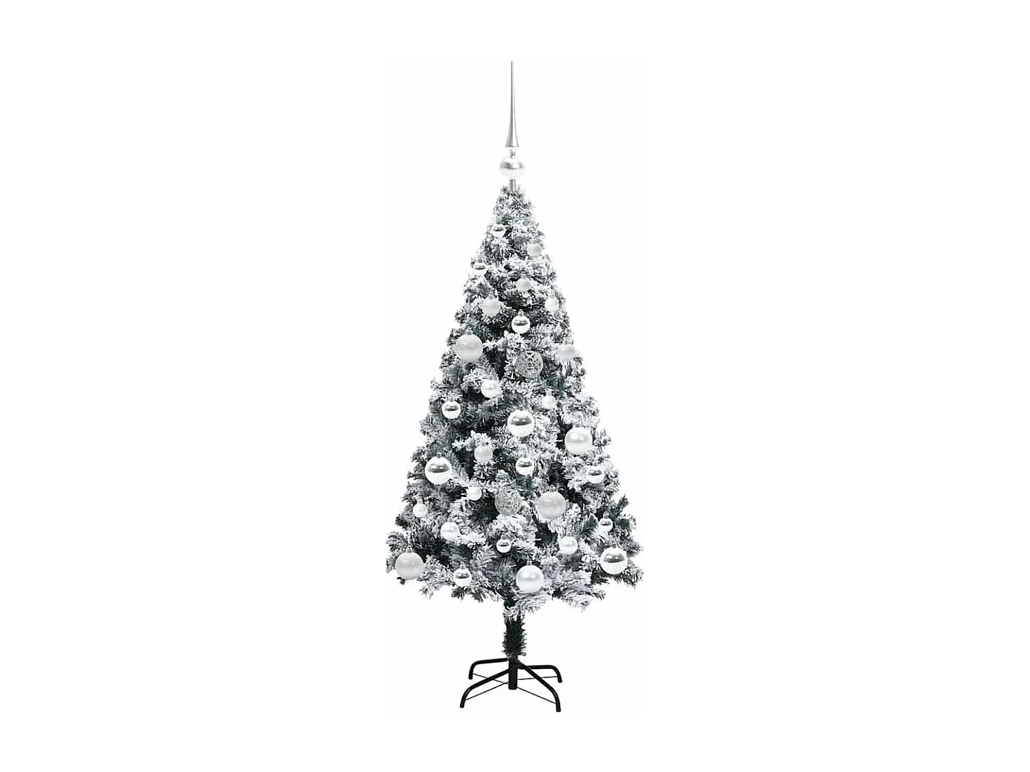 Sapin de Noël artificiel Vert 120 cm PVC, Acier et Plastique