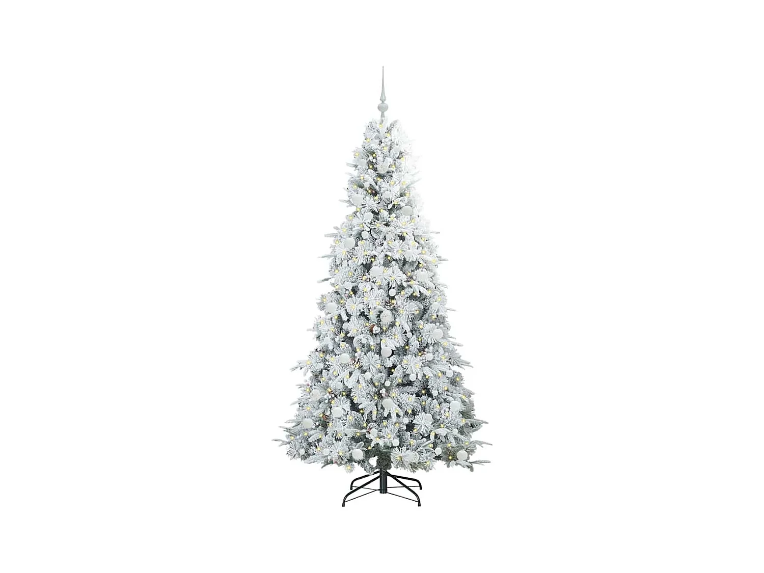 Sapin de Noël Artificiel à Branches Articulées Vert 210 cm