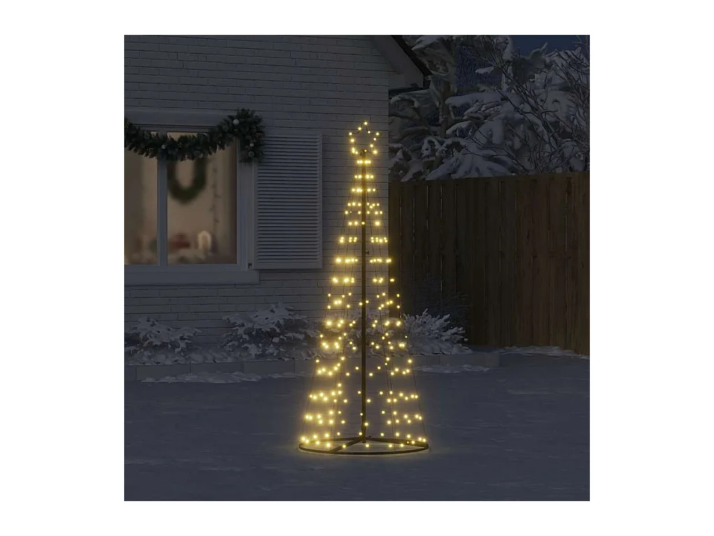 LED-kerstboom 200 LEDs warm wit 182 cm