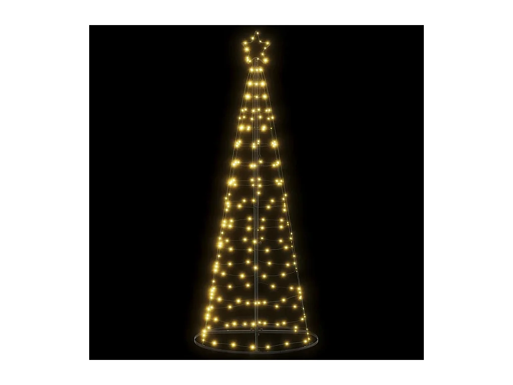 LED-kerstboom 200 LEDs warm wit 182 cm