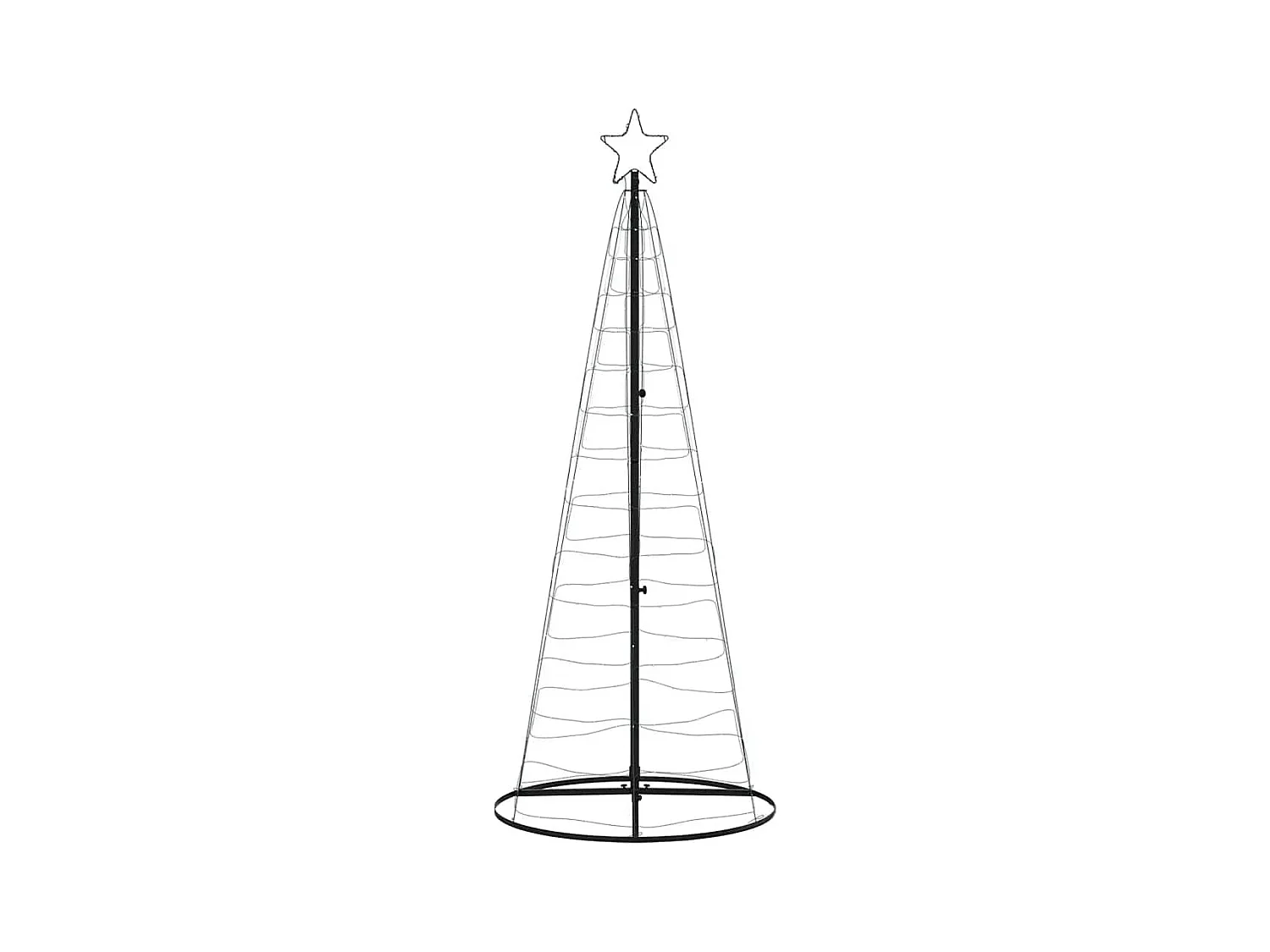 LED-kerstboom 200 LEDs warm wit 182 cm