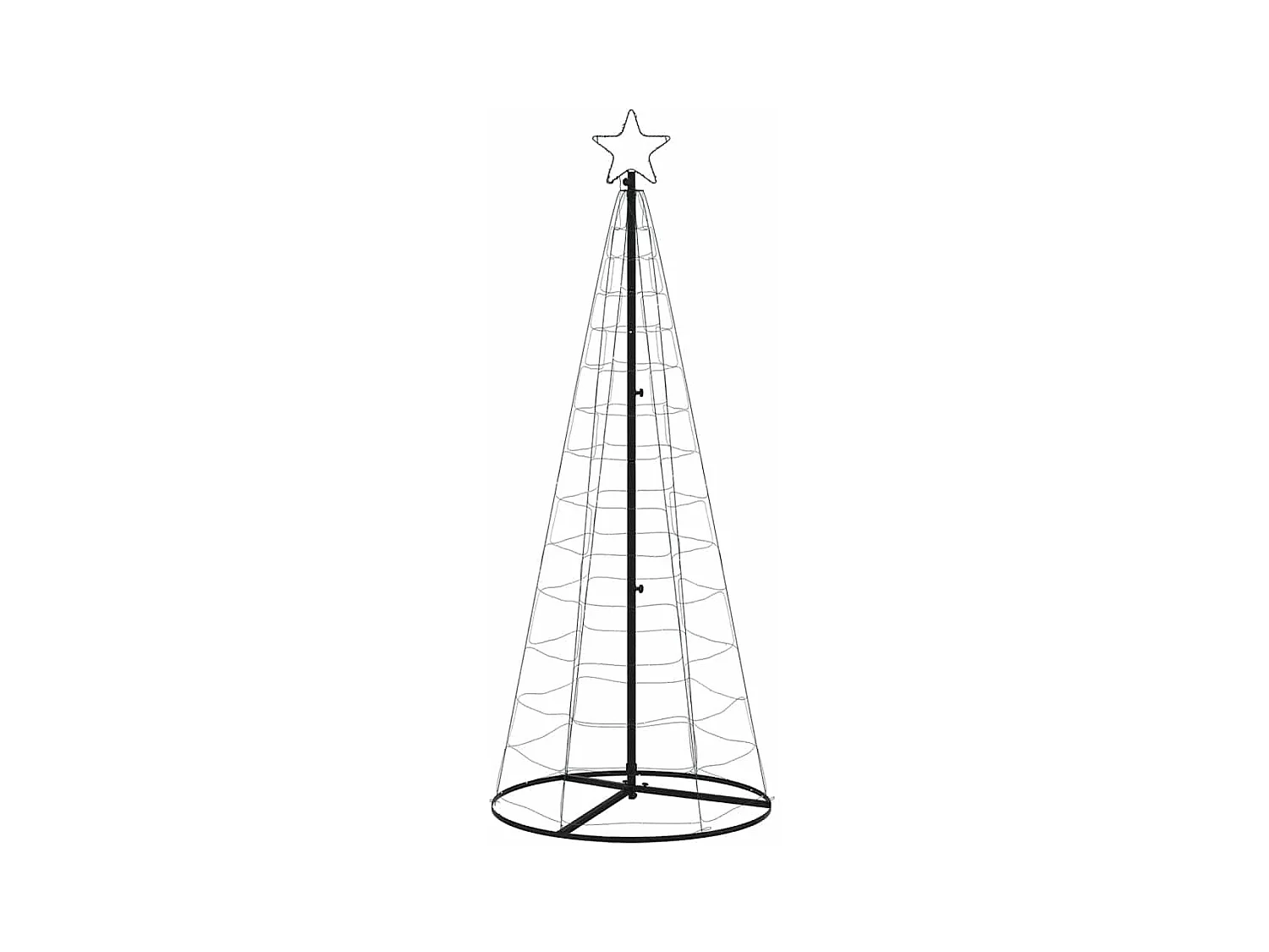 LED-kerstboom 200 LEDs warm wit 182 cm