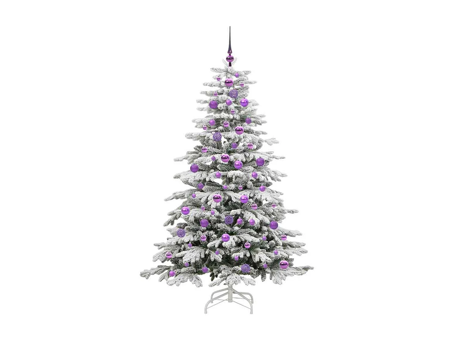 Sapin de Noël Artificiel à Branches Articulées Blanc 180 cm