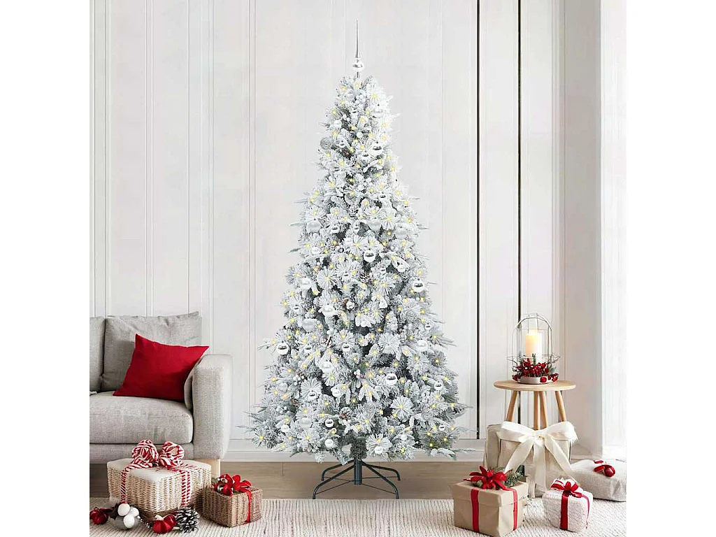 Sapin de Noël Artificiel à Branches Articulées Vert 210 cm