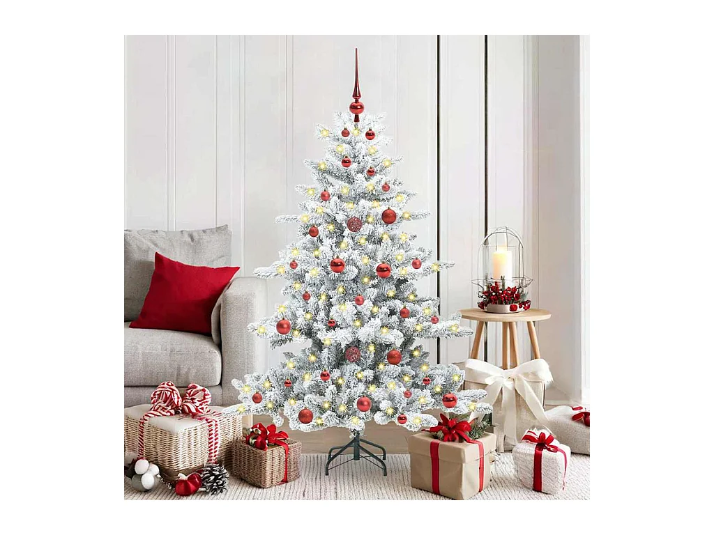Árbol de Navidad artificial con ramas articuladas 150 cm PVC