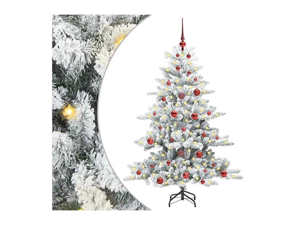 Árbol de Navidad artificial con ramas articuladas 150 cm PVC