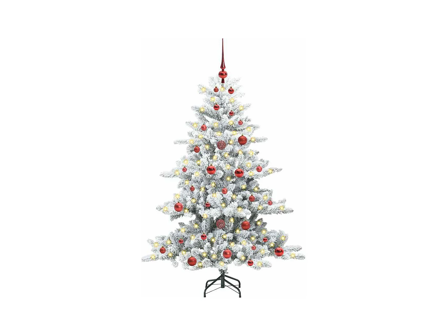 Árbol de Navidad artificial con ramas articuladas 150 cm PVC