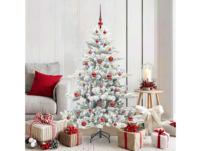 Árvore de Natal Articulada Artificial com 150 LEDs 150 cm PVC