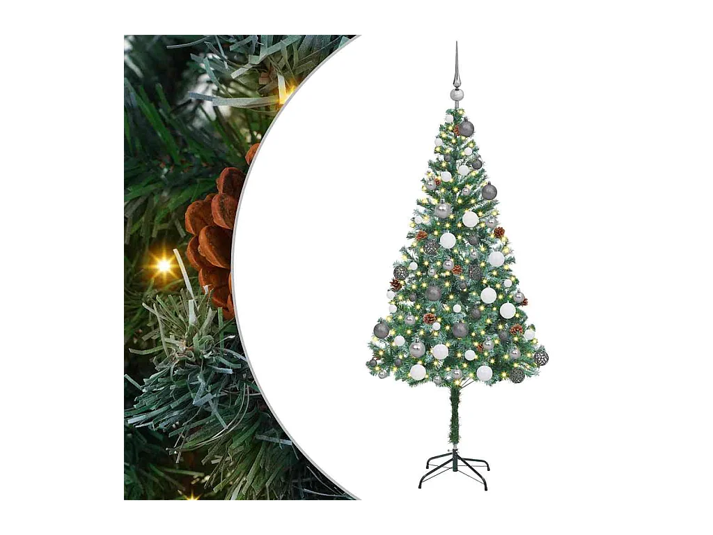 Árvore de Natal Artificial Verde 180cm PVC