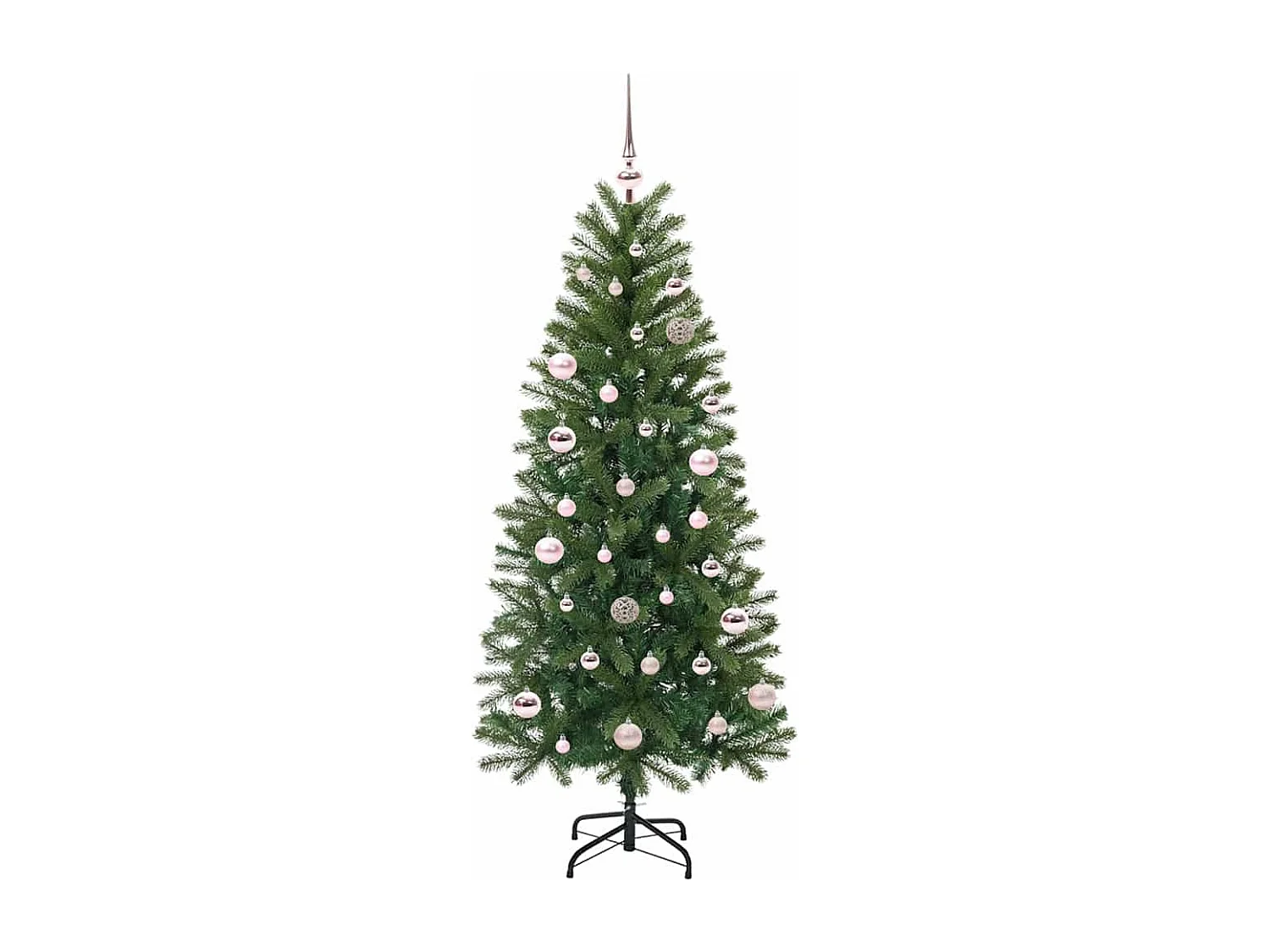 Sapin de Noël artificiel avec 150 LED Vert 150 cm PE et PVC