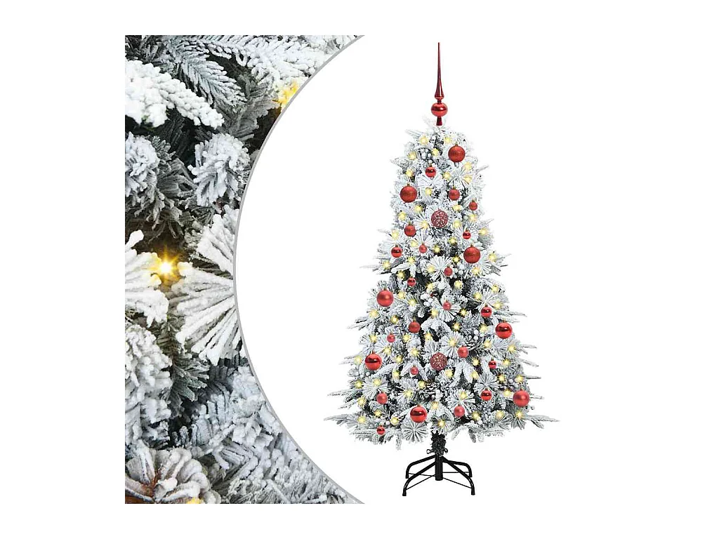 Árbol de Navidad artificial con ramas articuladas Verde 150 cm