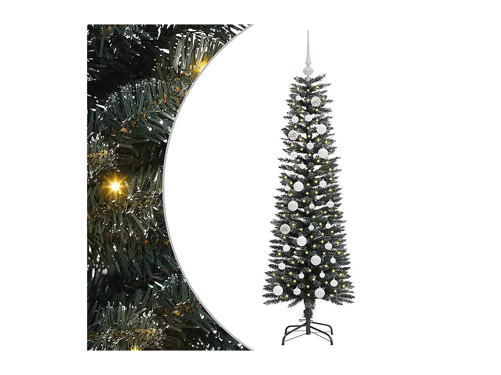 Árvore de Natal Artificial com 150 LEDs Verde 43 x 43 x 150 cm