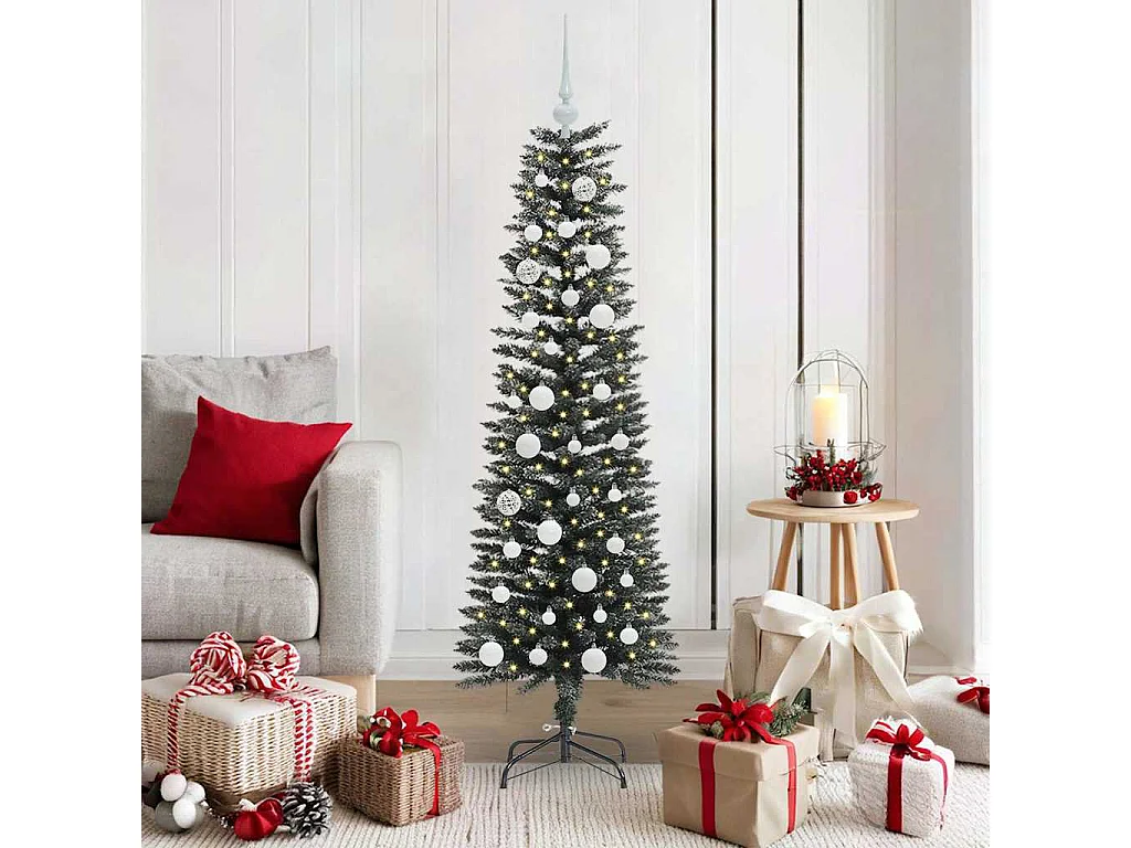 Kunstkerstboom Groen 43 x 43 x 150 cm PVC en Plastic en Staal