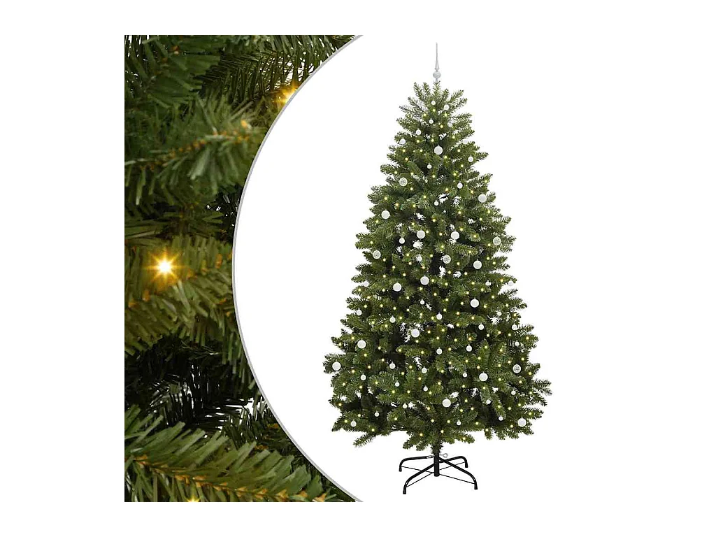Árbol de Navidad artificial Verde 300 cm PVC y Metal