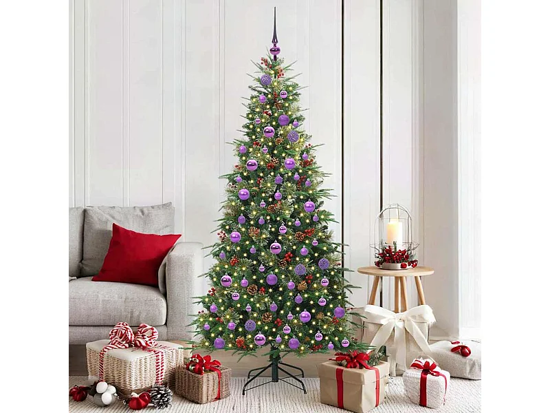 Sapin de Noël Artificiel à Branches Articulées Vert 180 cm