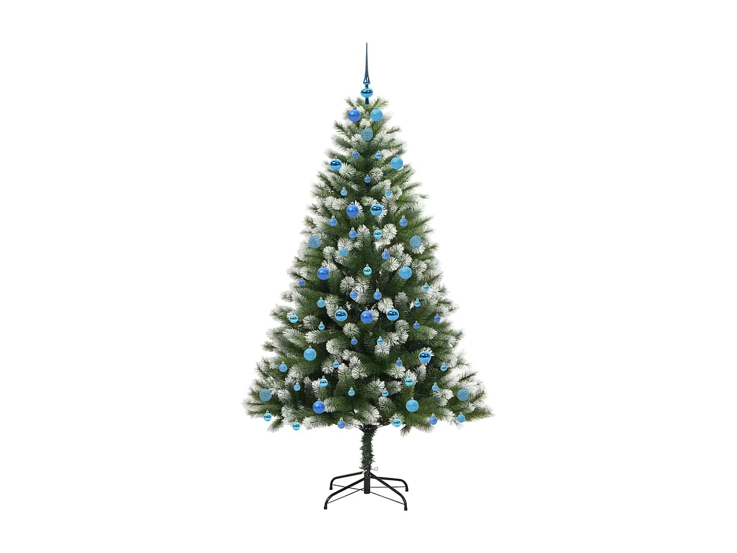 Sapin de Noël artificiel à charnière avec neige en flocons