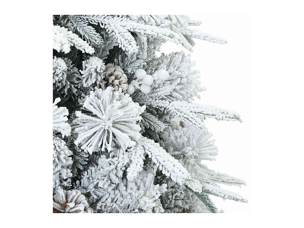 Kunstmatige Hinged Kerstboom met 150 LED Groen 120 cm PE en PVC