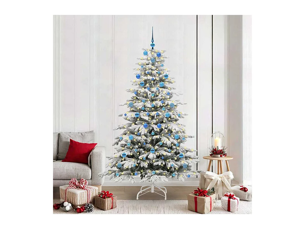 Árbol de Navidad artificial con ramas articuladas 210 cm