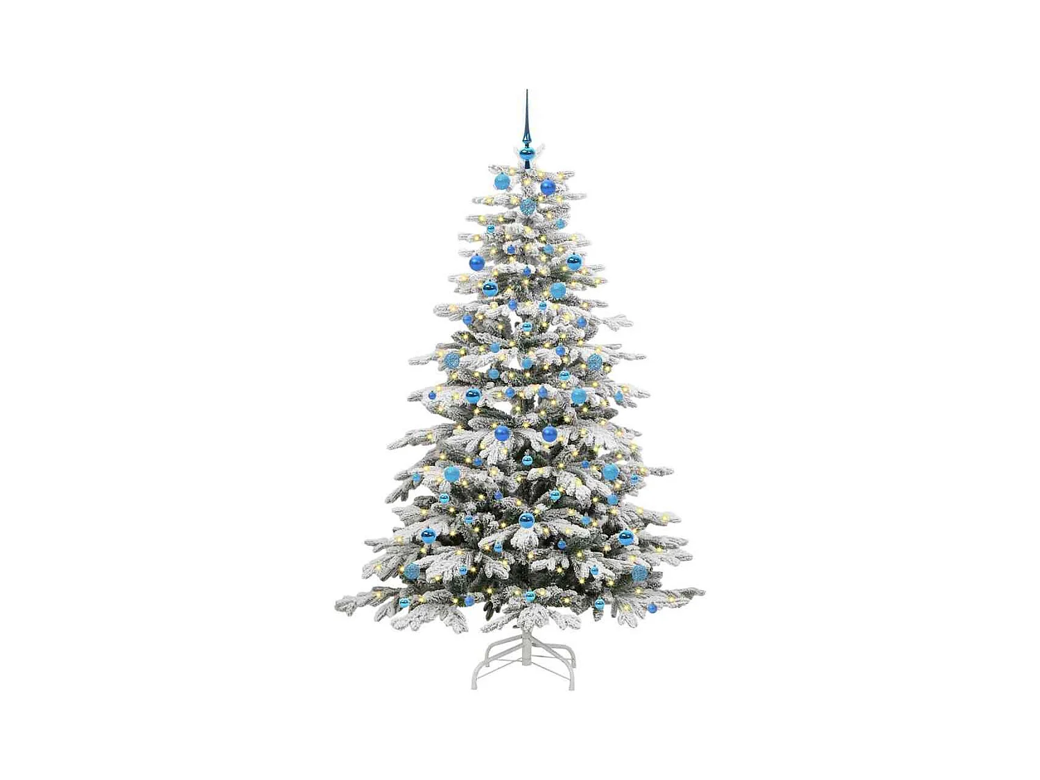 Árbol de Navidad artificial con ramas articuladas 210 cm