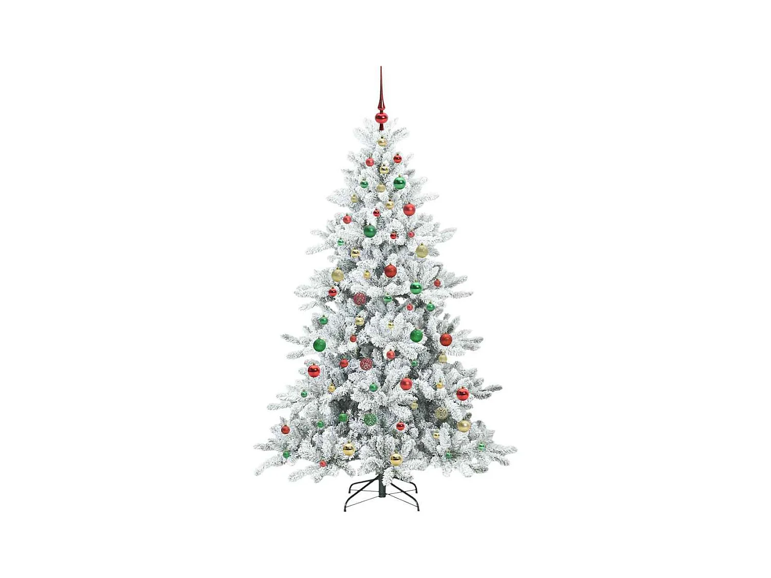Árbol de Navidad artificial con ramas articuladas 180 cm PVC