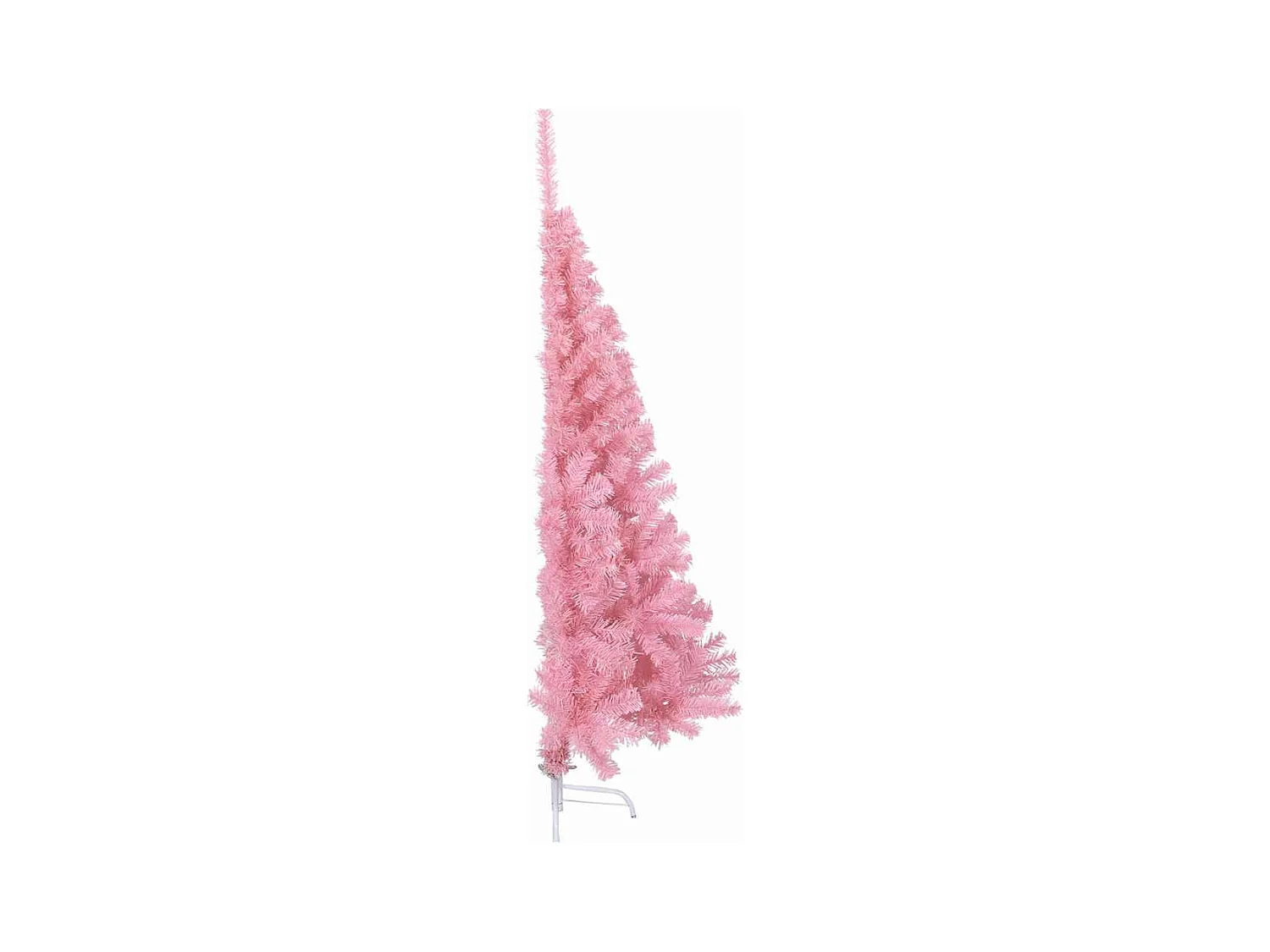 Sapin de Noël artificiel pré-éclairé Rose 150 cm PVC