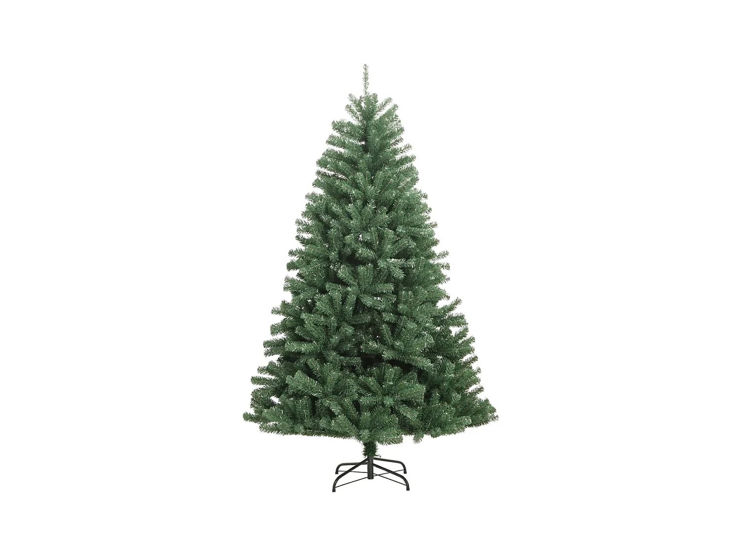 Sapin de Noël artificiel à charnières avec support vert 270 cm