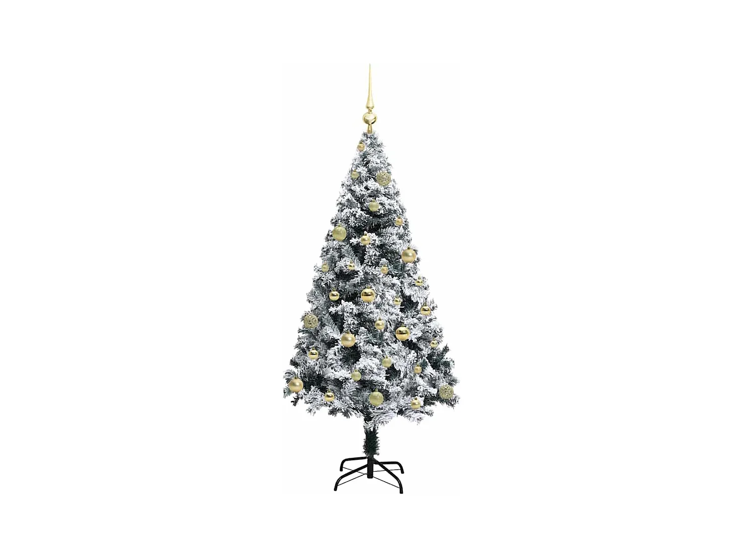 Sapin de Noël artificiel Vert 150 cm PVC, Acier et Plastique