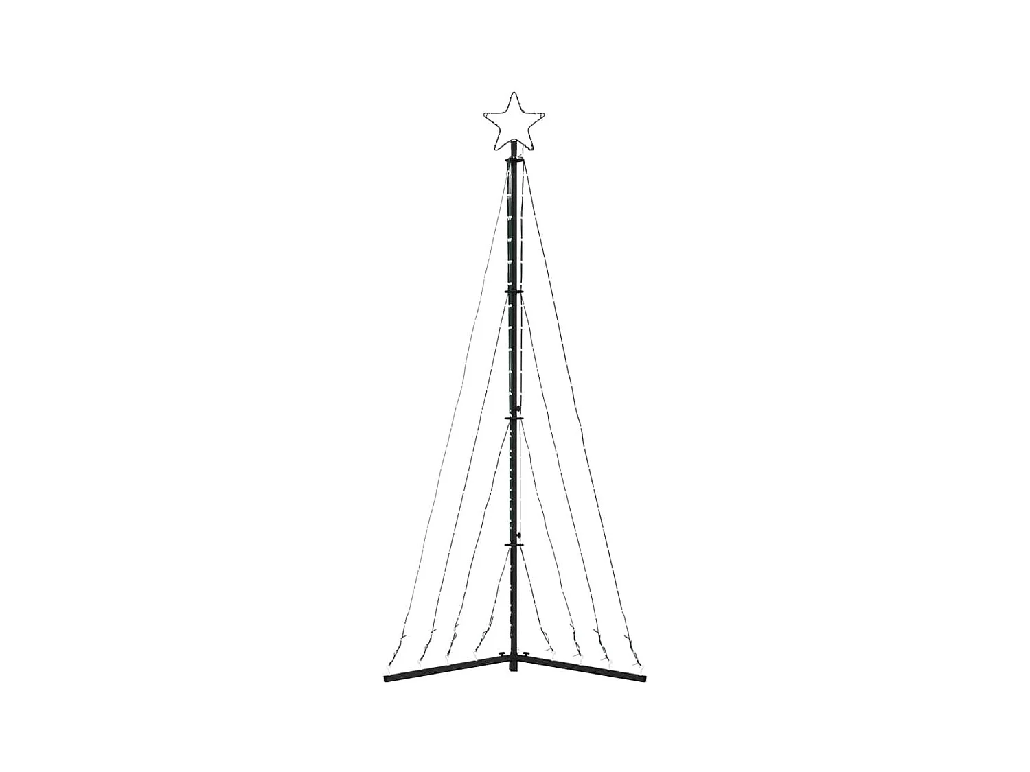 LED-kerstboom 339 LEDs warm wit 187 cm