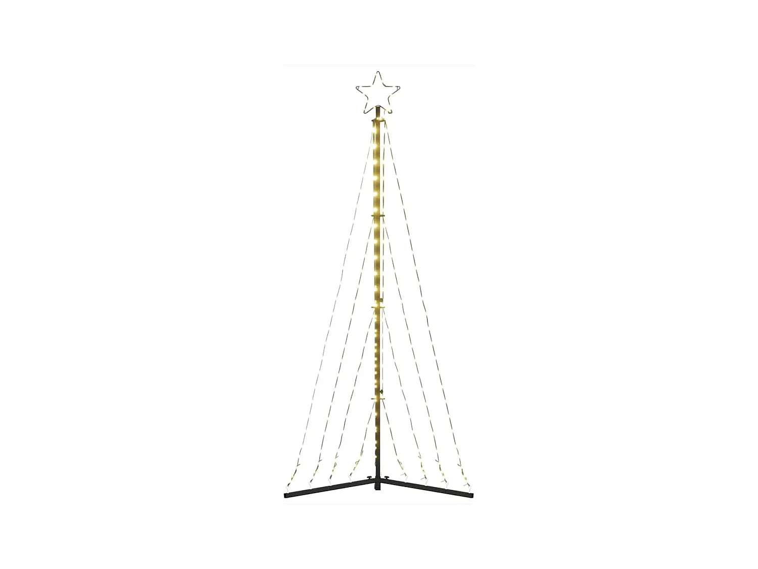 LED-kerstboom 339 LEDs warm wit 187 cm
