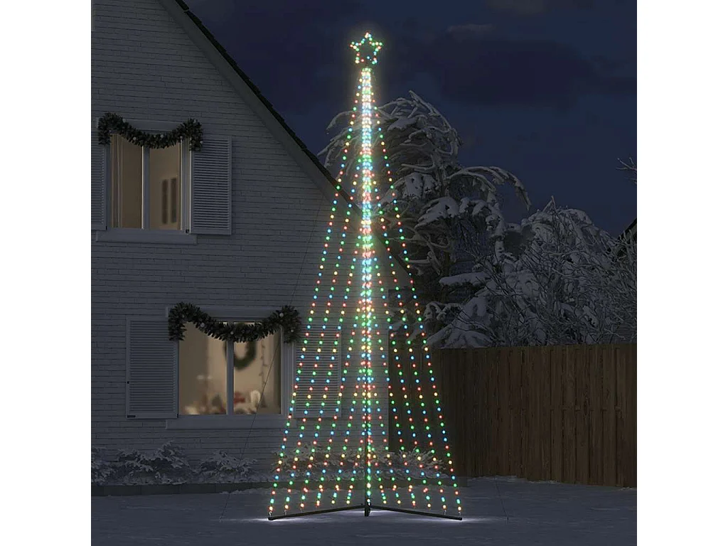 Sapin de Noël à LED 789 LED colorées 476 cm