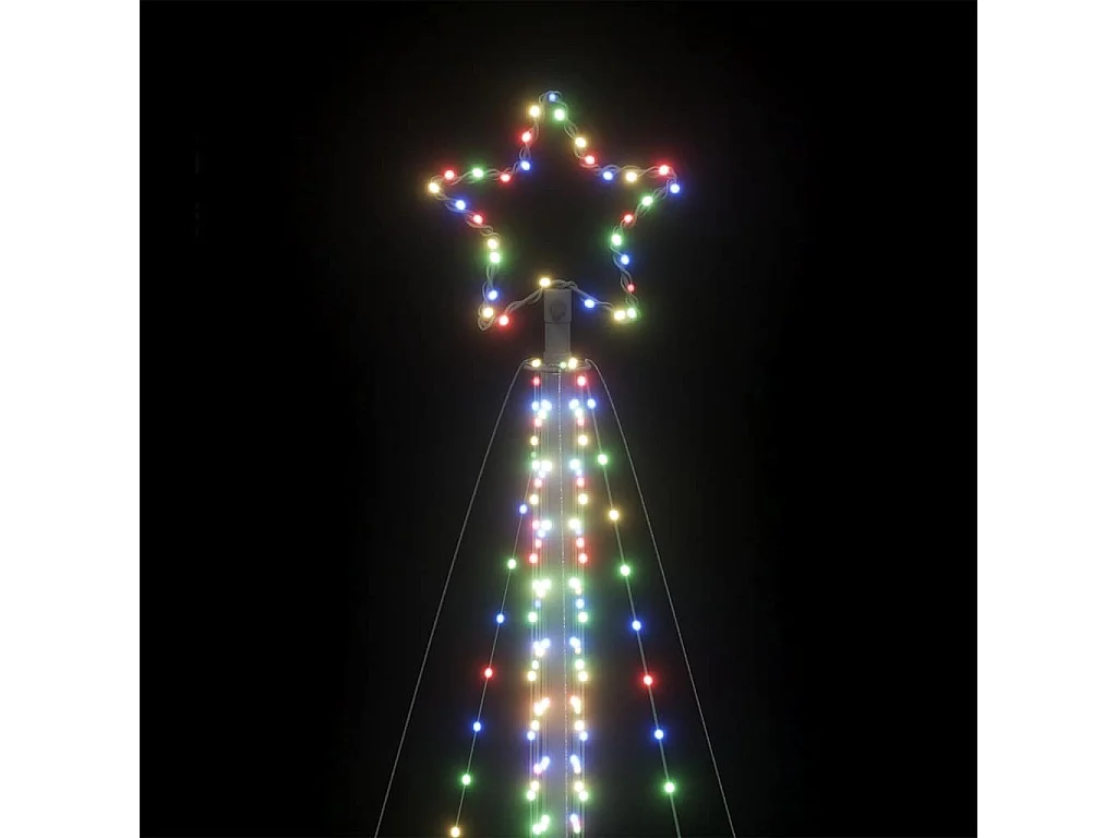 Sapin de Noël à LED 789 LED colorées 476 cm