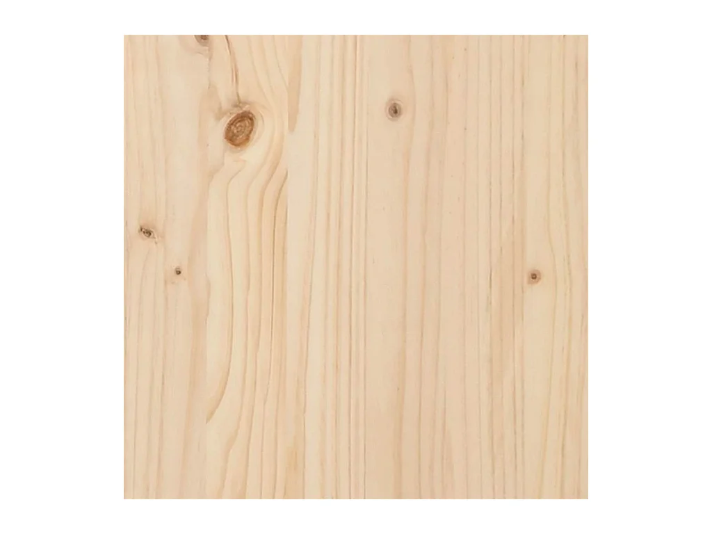 Arbres de Noël avec support Naturel 60 cm Bois massif en pin