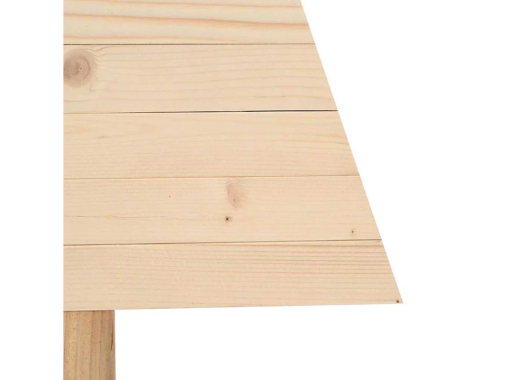 Arbres de Noël avec support Naturel 60 cm Bois massif en pin