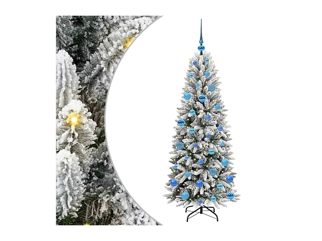 Árbol de Navidad artificial con 150 LED 63 x 63 x 150 cm