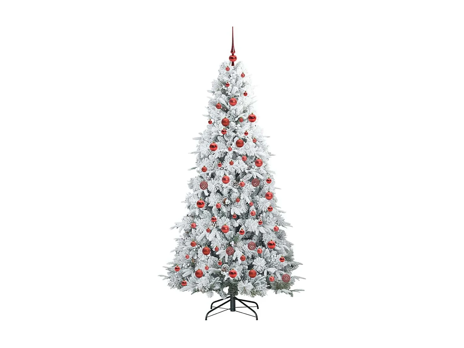 Árvore de Natal Articulada Artificial Verde 180 cm PE e PVC