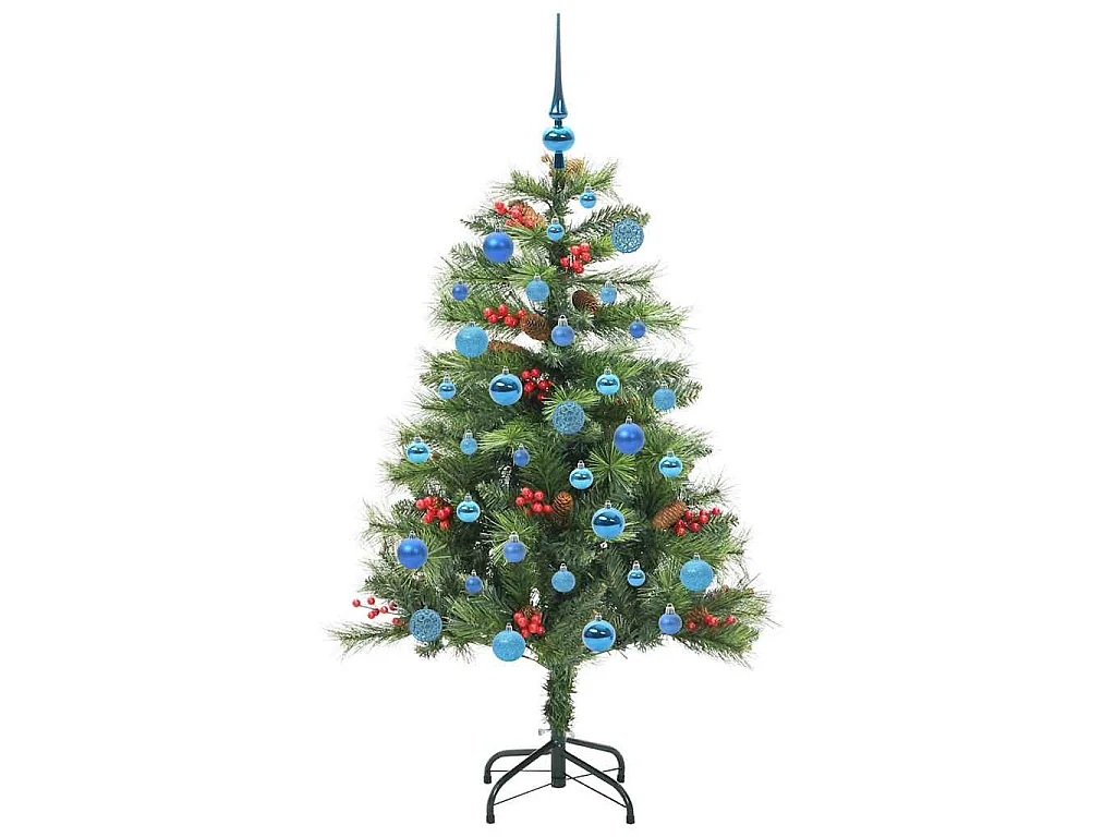 Sapin de Noël artificiel Vert 150 cm PVC et métal