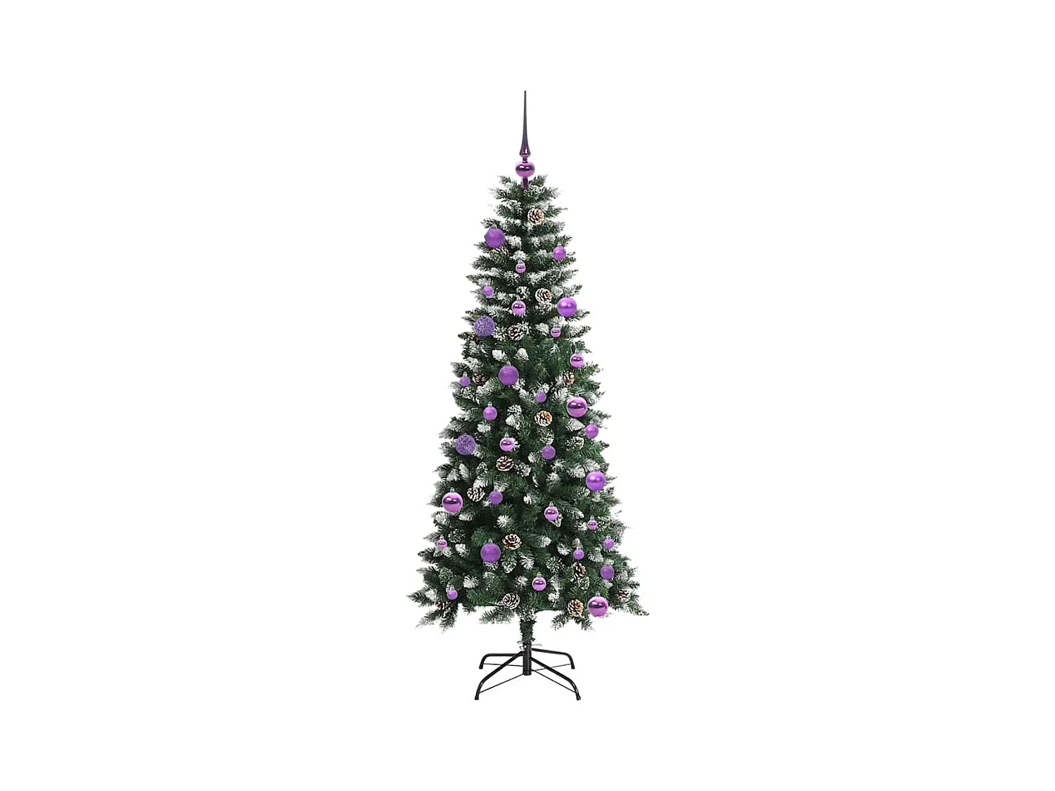 Árvore de Natal Artificial com 150 LEDs Verde 66 x 66 x 150 cm