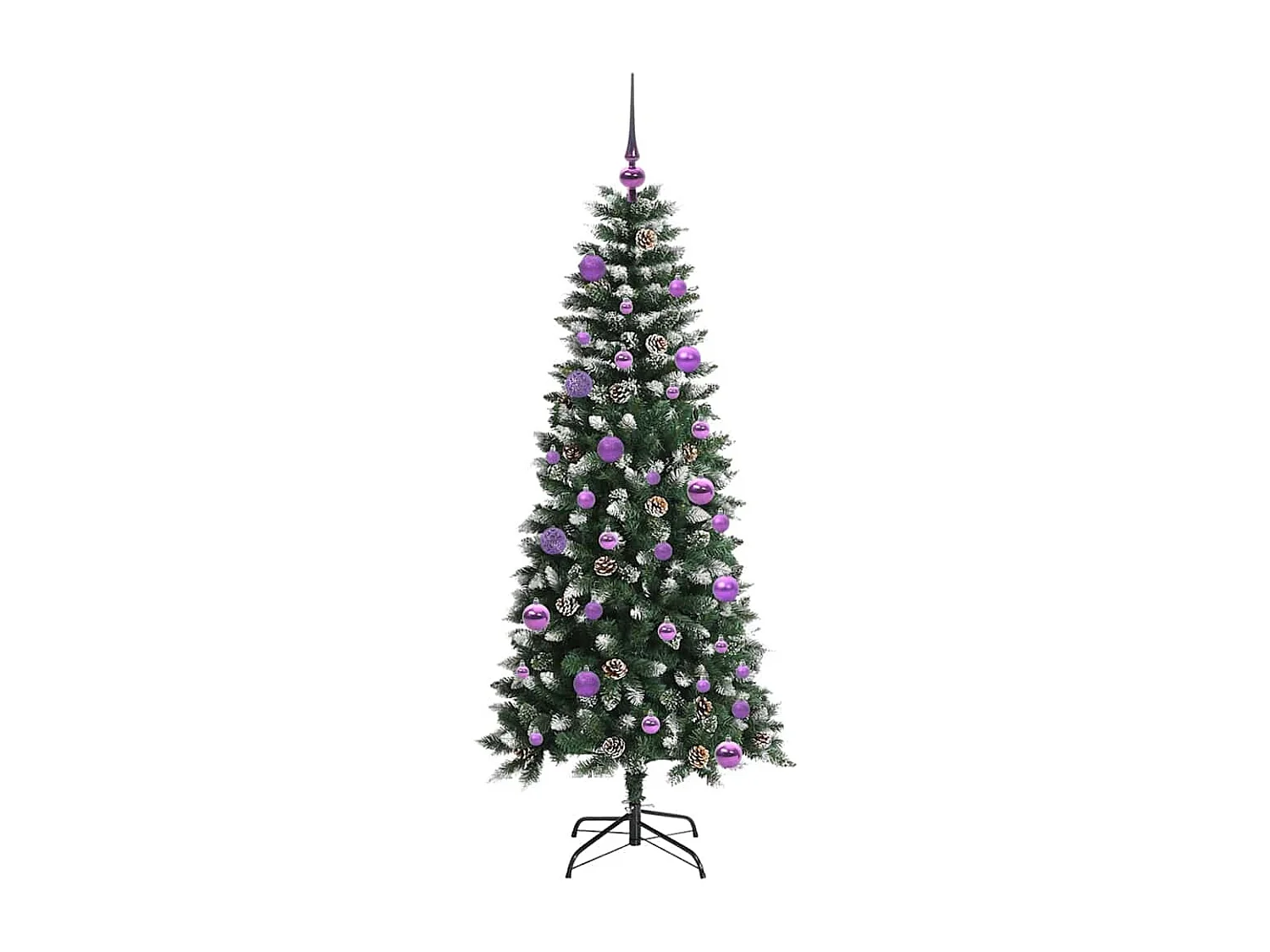 Sapin de Noël artificiel avec 150 LED Vert 66 x 66 x 150 cm
