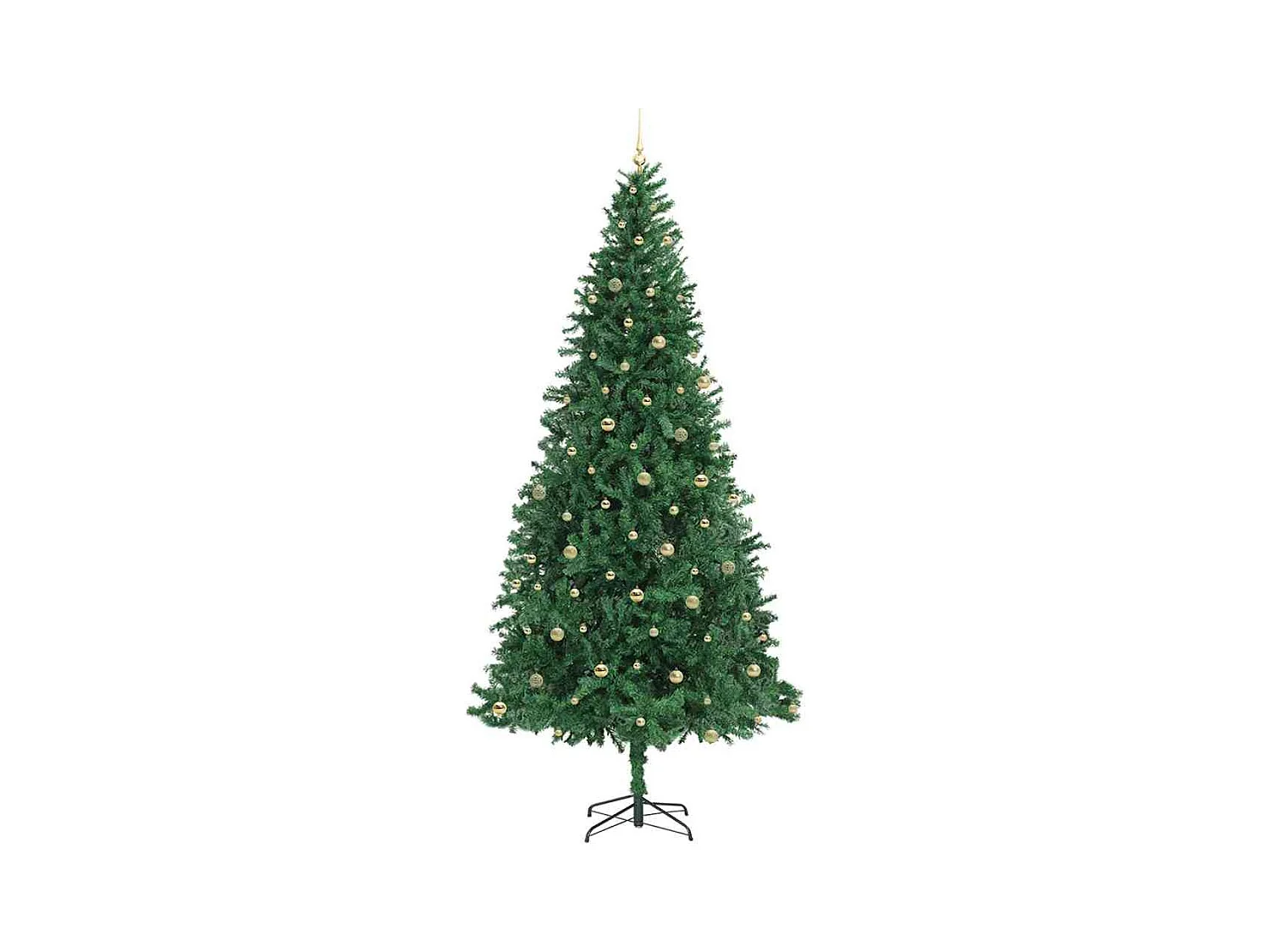Árbol de Navidad artificial Verde 300 cm PVC y Metal y Plástico