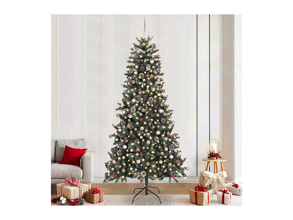 Árbol de Navidad artificial Verde 129.5 x 129.5 x 240 cm